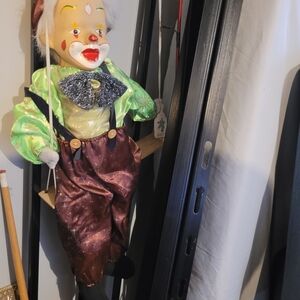 Kids Clown Costume with Green and Brown Accents